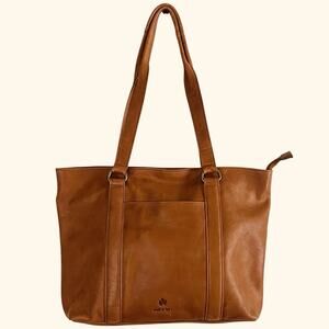 Oak & Tan Leather Handbag Purse Women Shoulder Bag